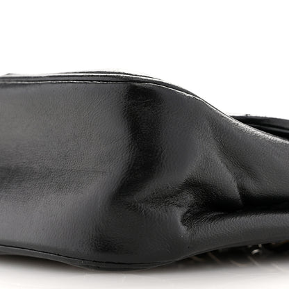 Chanel Lambskin Chevron Quilted Small Single Flap Black 10 of 12