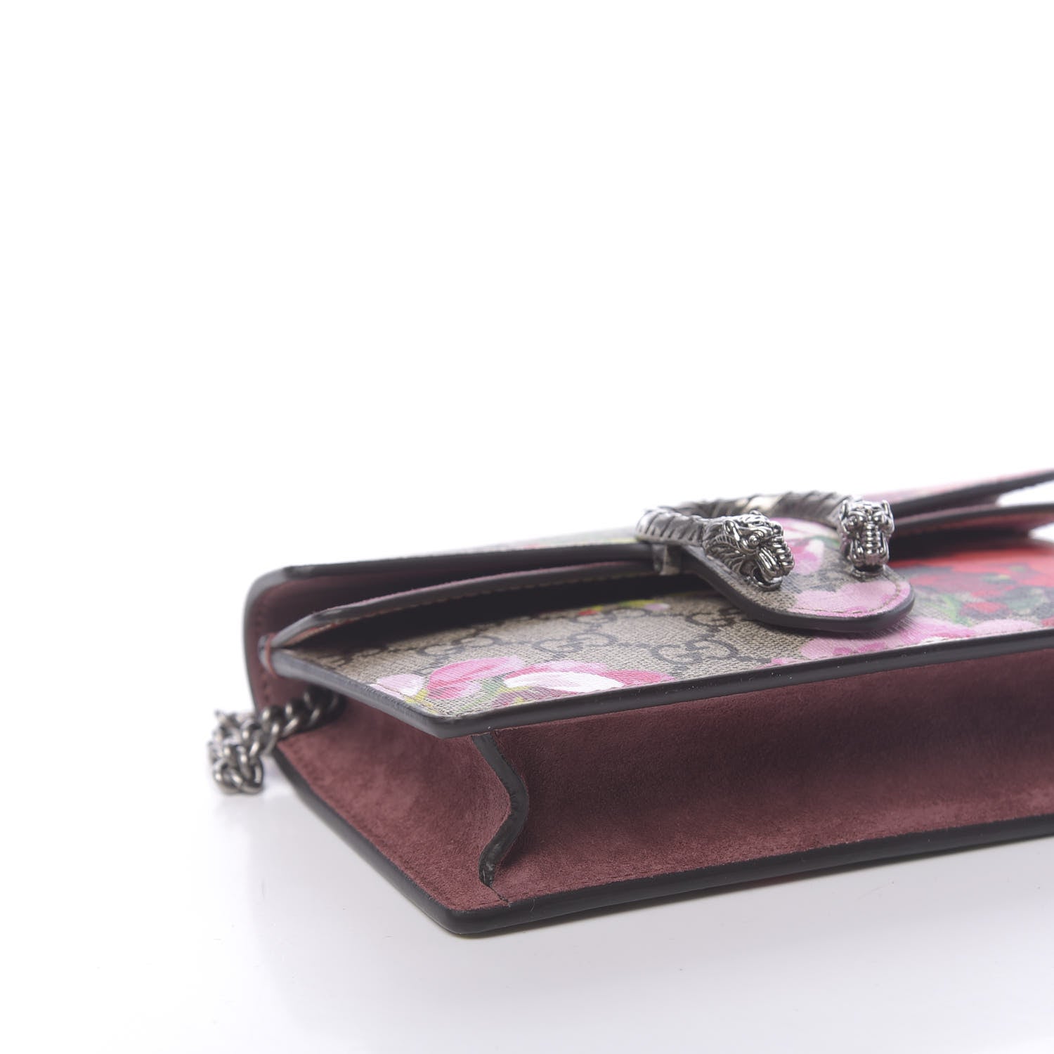 Gucci GG Supreme Monogram Blooms Super Mini Dionysus Shoulder Bag Beige Multicolor Dry Rose 8 of 10