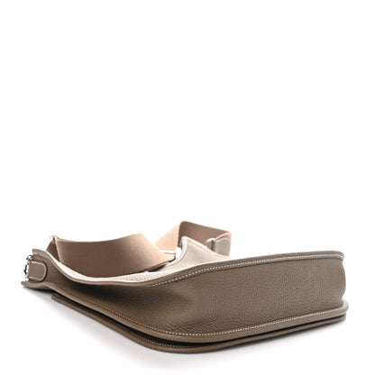 Hermes Taurillon Clemence Evelyne III PM Etoupe 4 of 9