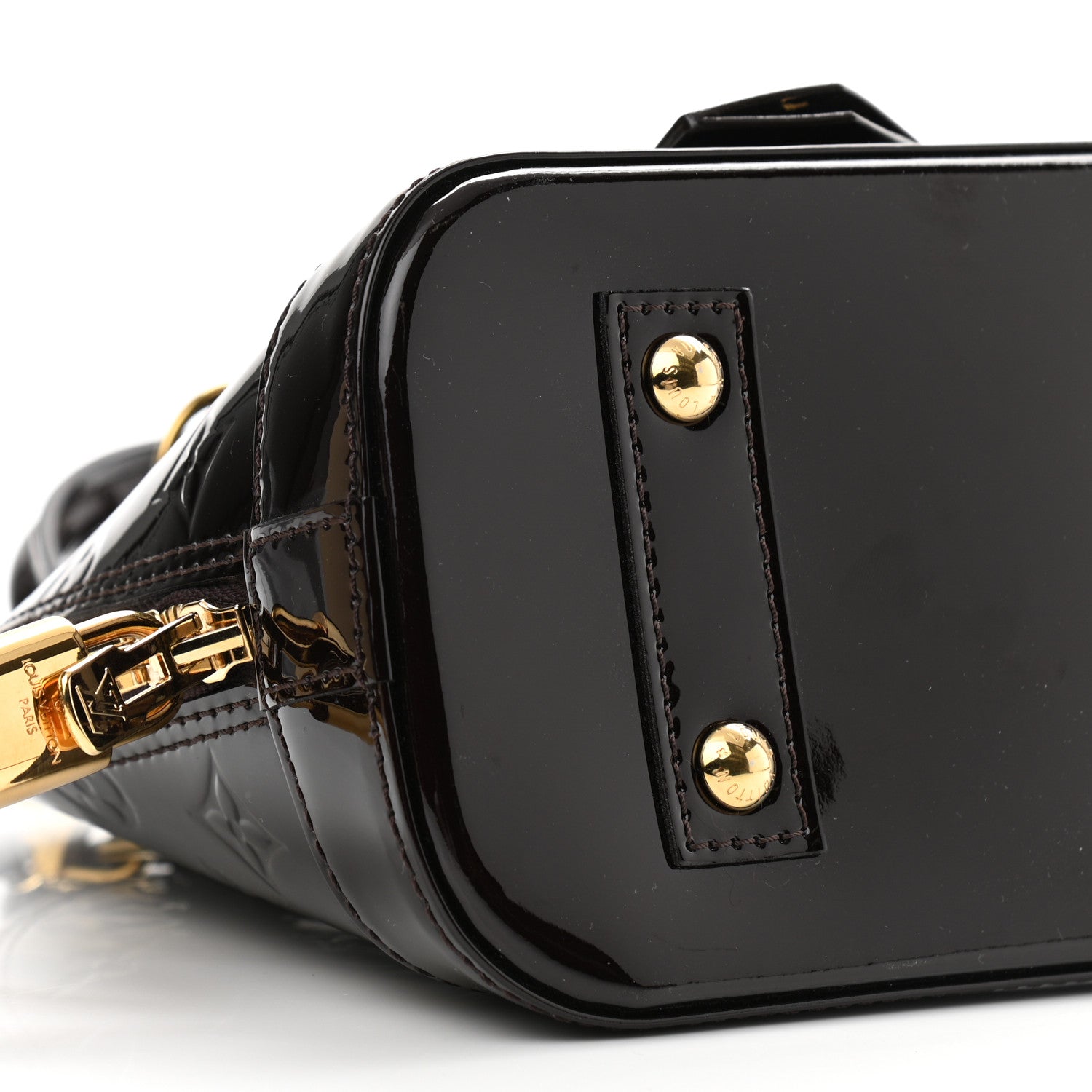 Louis Vuitton Vernis Alma BB Amarante 9 of 10