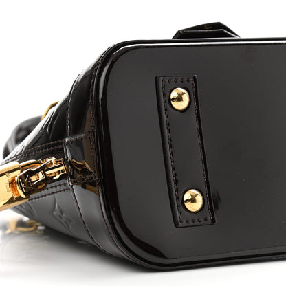 Louis Vuitton Vernis Alma BB Amarante 9 of 10