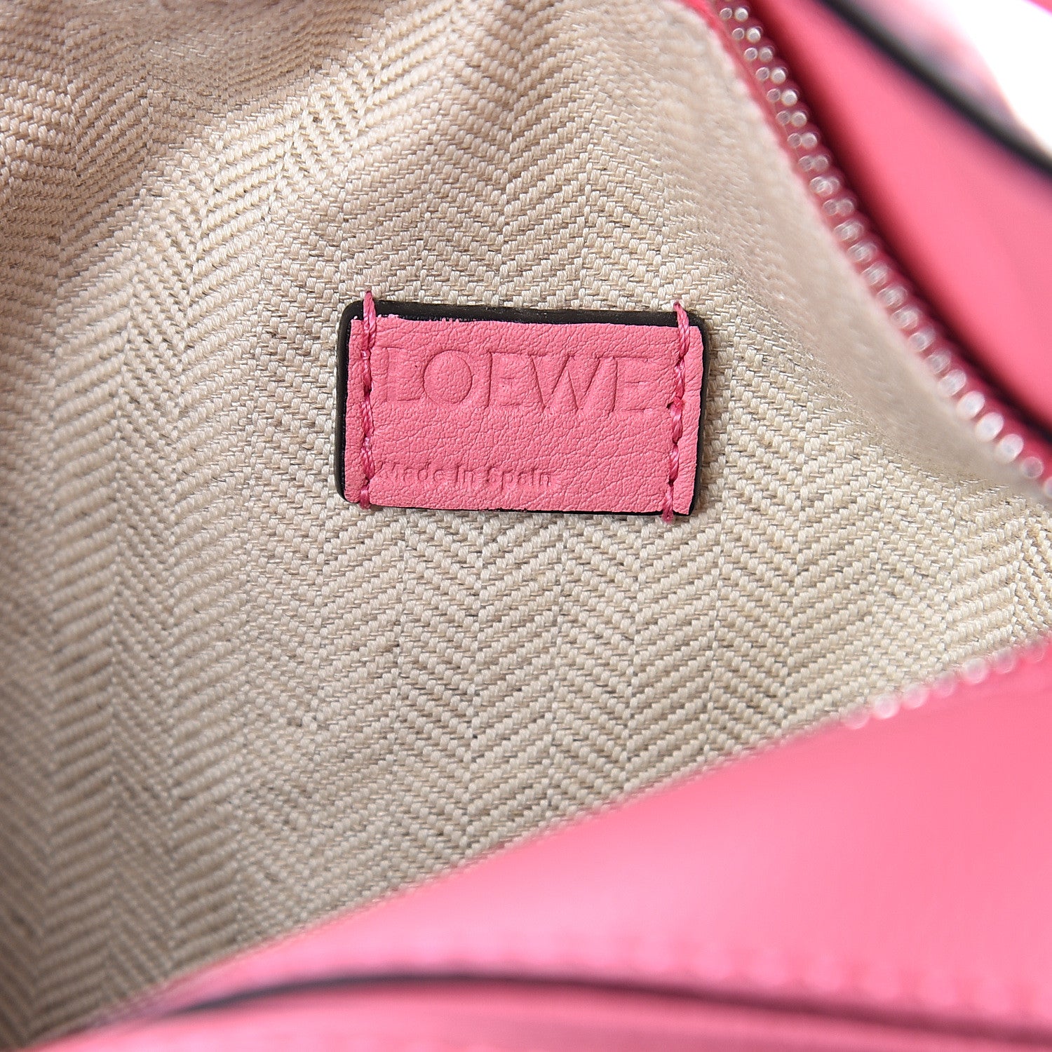 Loewe Calfskin Mini Puzzle Bag Wild Rose 5 of 8