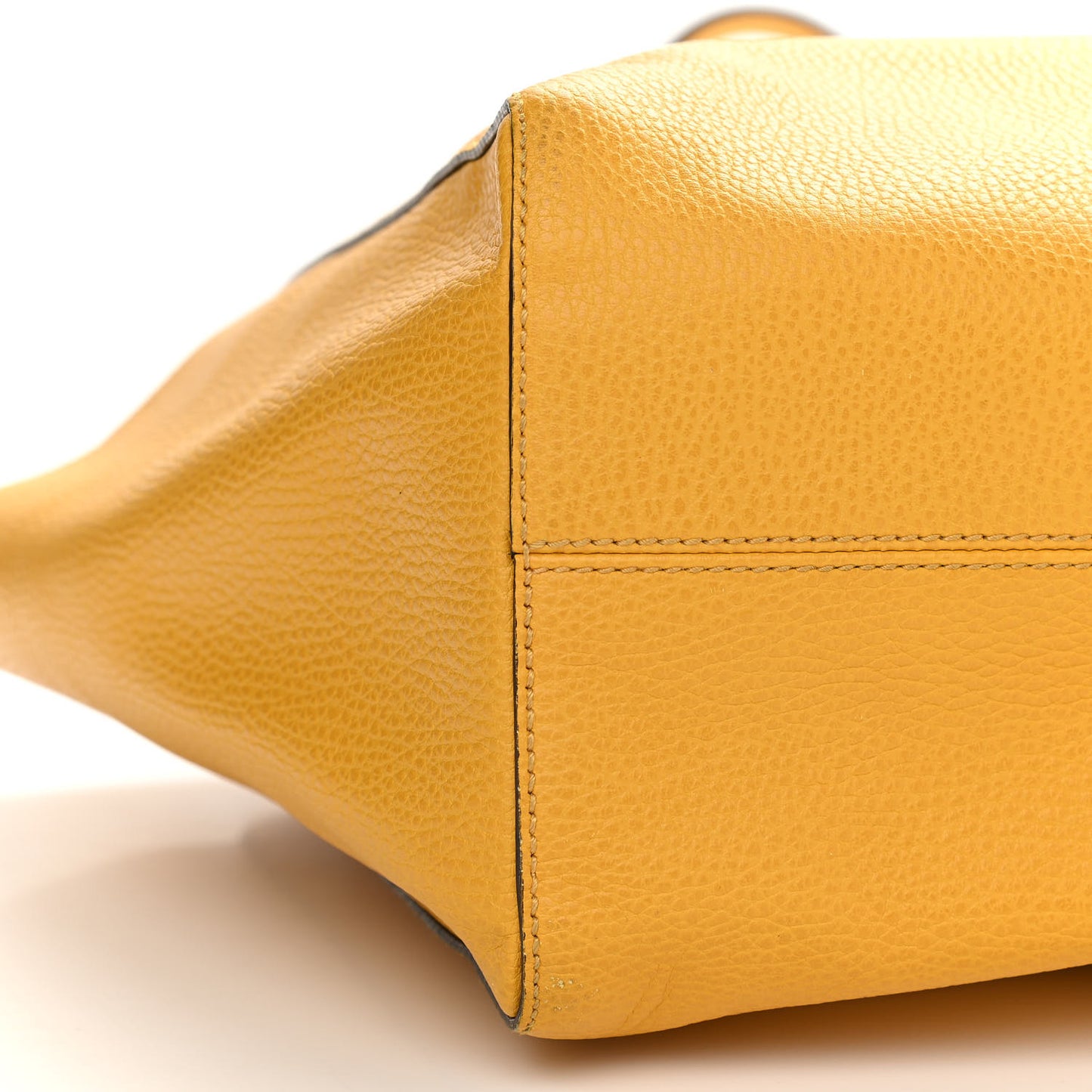 Dollar Calfskin Medium Swing Tote Yellow