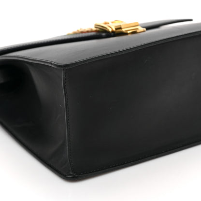 Gucci Calfskin Medium Sylvie Top Handle Bag Black 8 of 10
