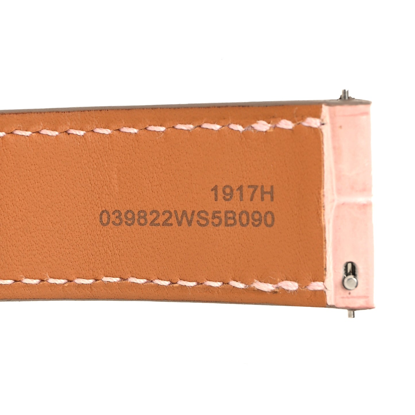 Matte Alligator Cape Cod Watch Strap Rose Pale