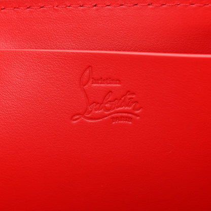 Christian Louboutin Calfskin Studded Flap Carasky Clutch Rosy 6 of 10