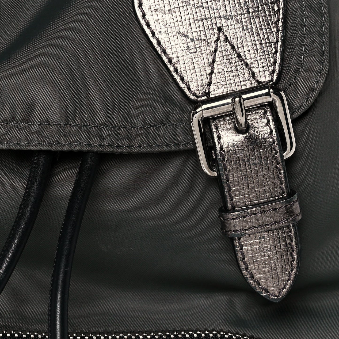 Nylon Medium Rucksack Backpack Dark Green