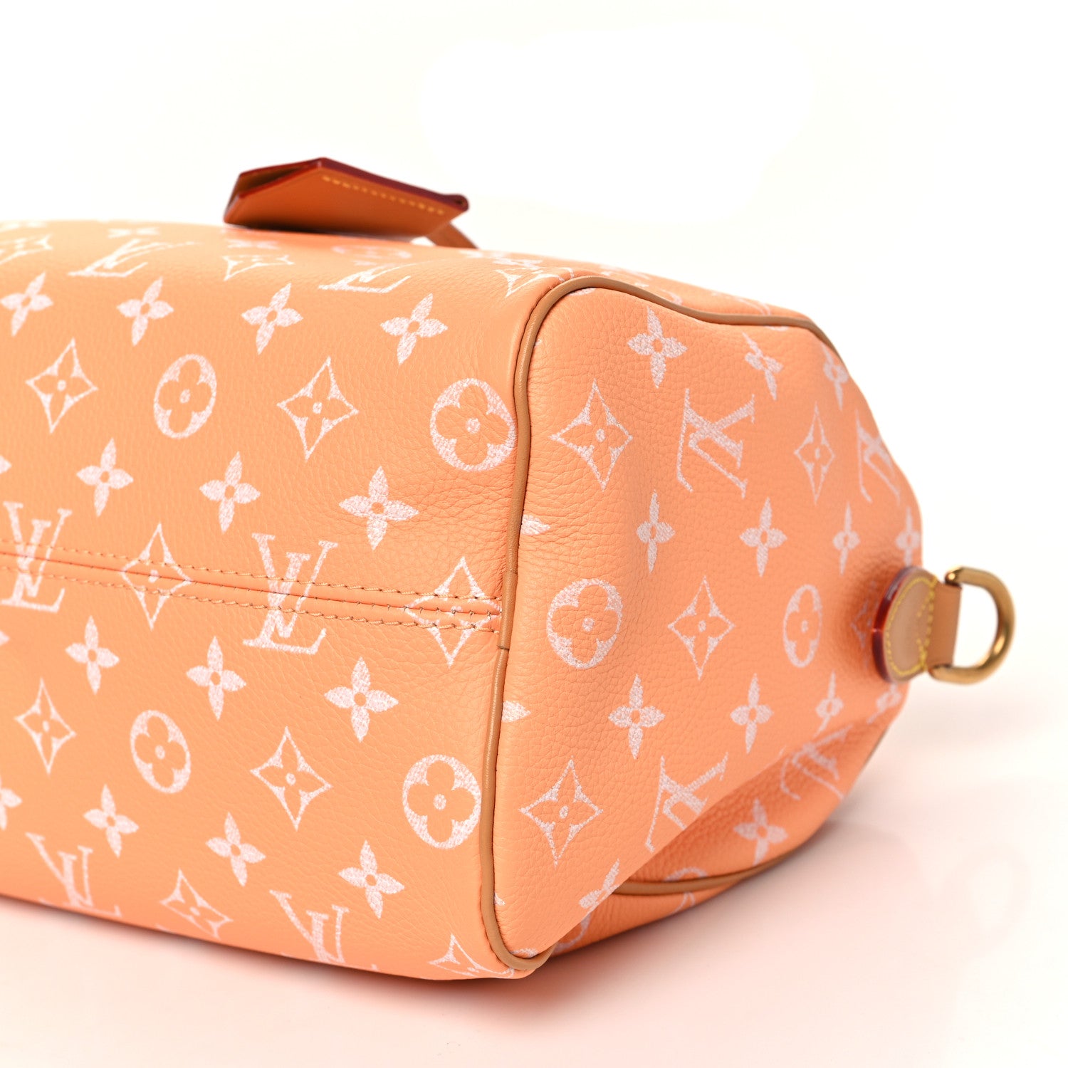 Louis Vuitton Calfskin Monogram Speedy P9 Bandouliere 25 Summer Peach 10 of 11