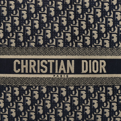 Christian Dior Oblique Large Book Tote Blue Multicolor 8 of 12