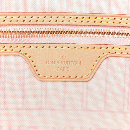 Louis Vuitton Damier Azur Neo Neverfull GM Rose Ballerine 7 of 11