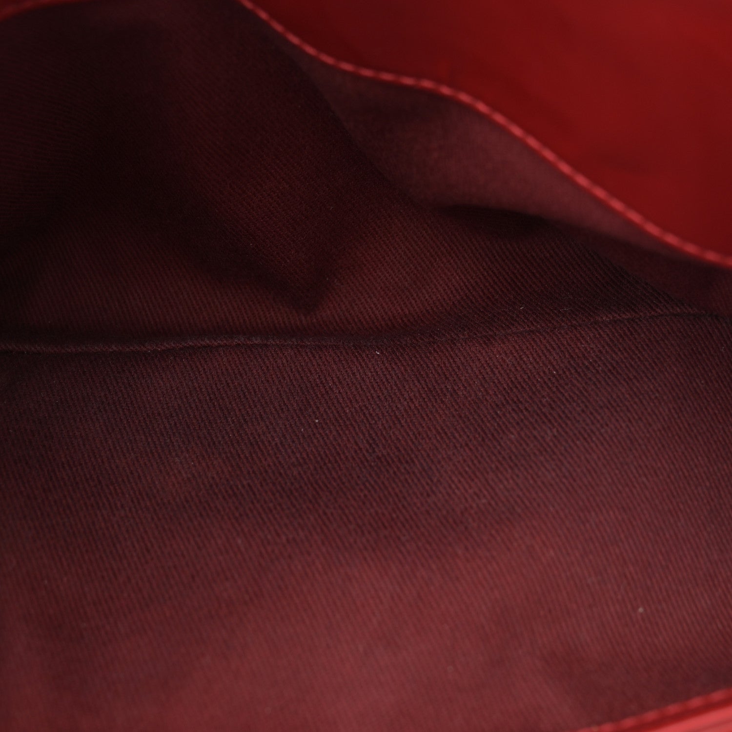 Chanel Patent Quilted Medium Just Mademoiselle Bowling Bag Red 6 of 14