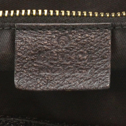 Gucci Monogram Bamboo Handle Bag Black 5 of 8
