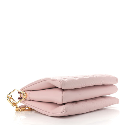 Louis Vuitton Lambskin Embossed Monogram Coussin PM Rose 4 of 9