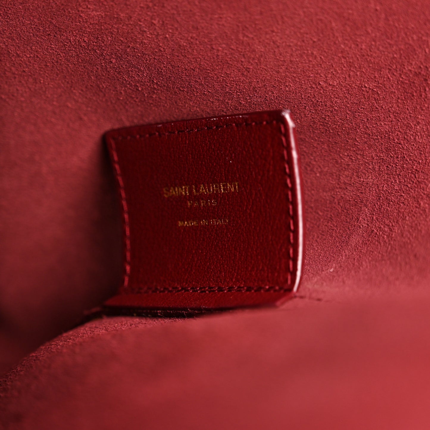 Calfskin Large Shopping Tote Bordeaux
