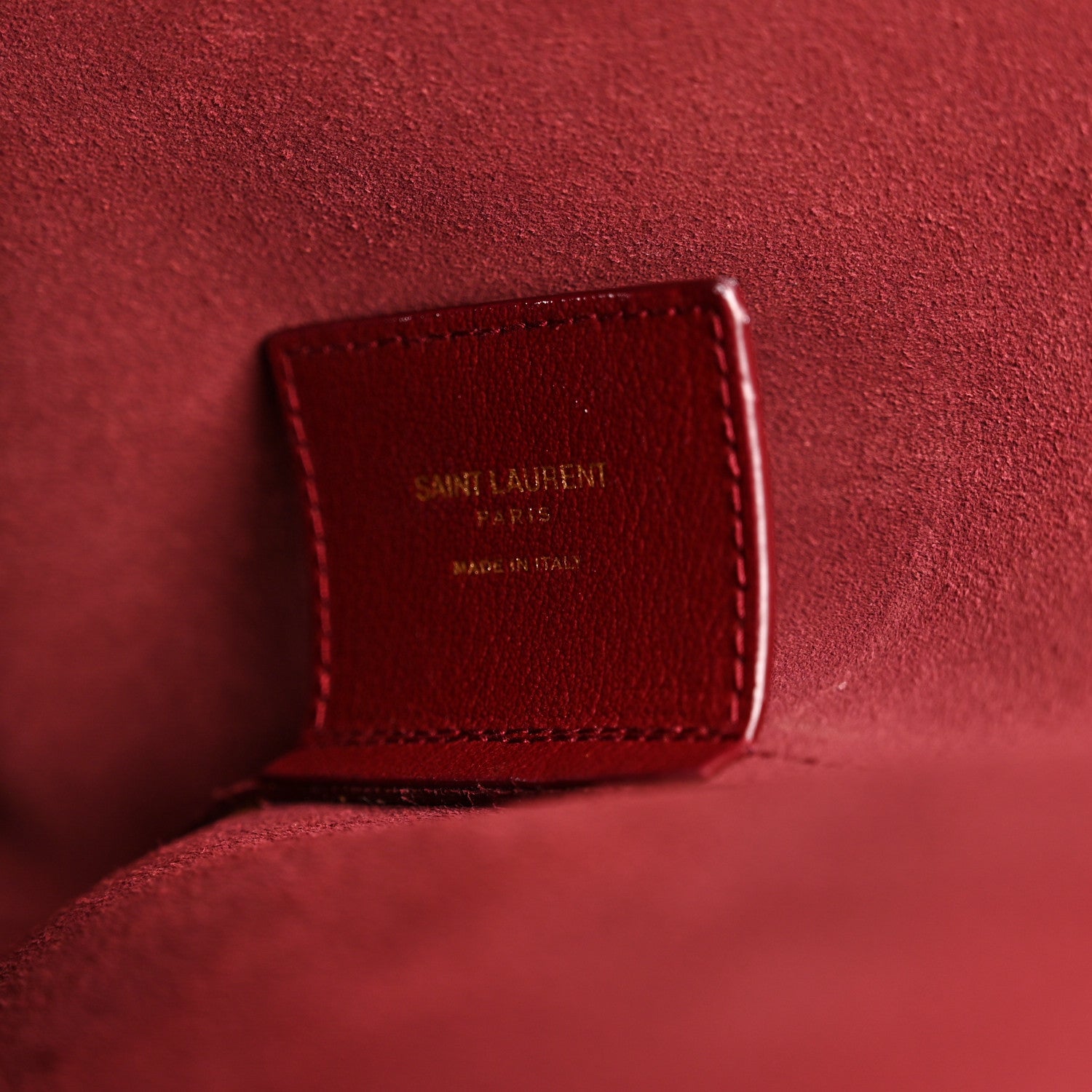 Saint Laurent Calfskin Large Shopping Tote Bordeaux 7 of 13