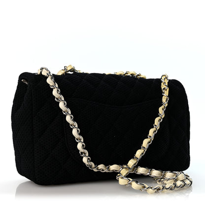 Chanel Neoprene Quilted Medium Single Flap Black 3 of 10