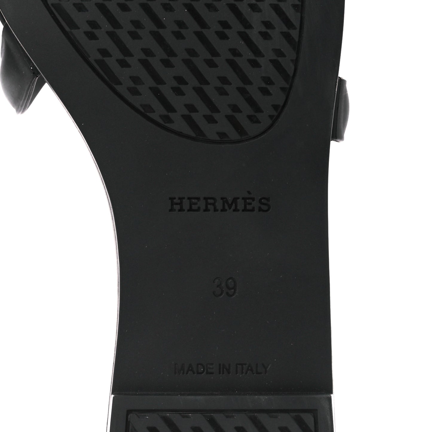 Rubber Aloha Sandals 39 Black