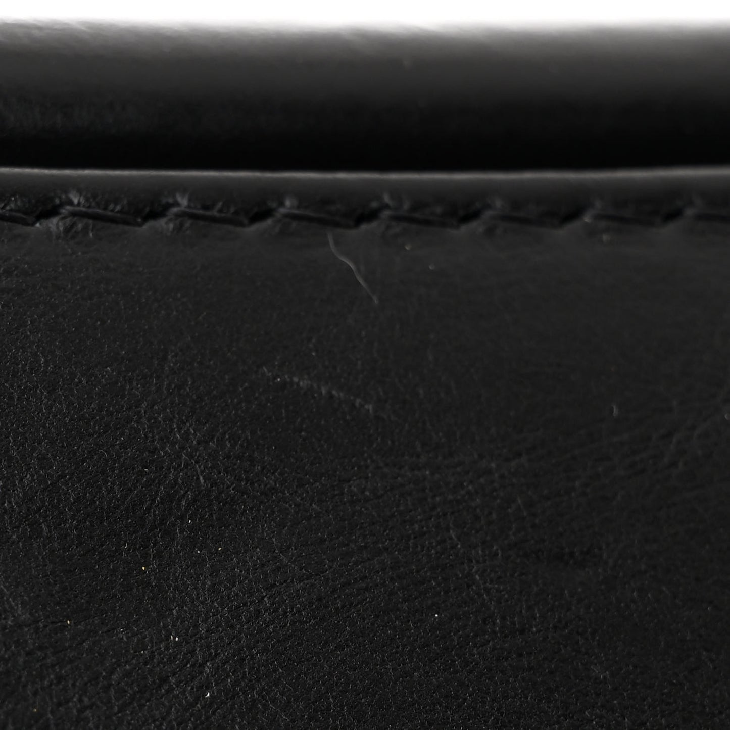 Aged Calfskin Quilted Small Gabrielle Hobo Black