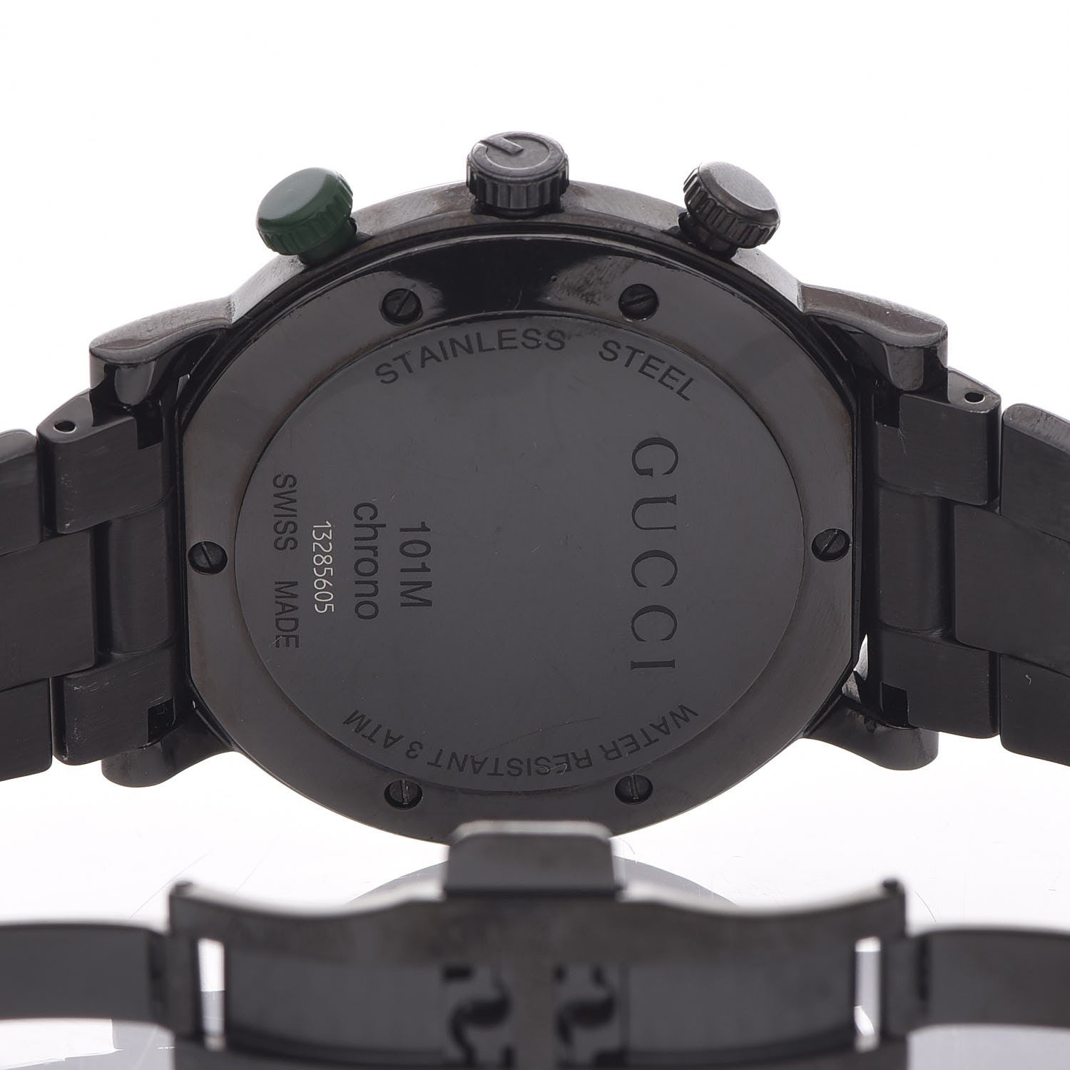 Gucci PVD Stainless Steel 44mm 101M G-Chrono Quartz Watch Black 5 of 10