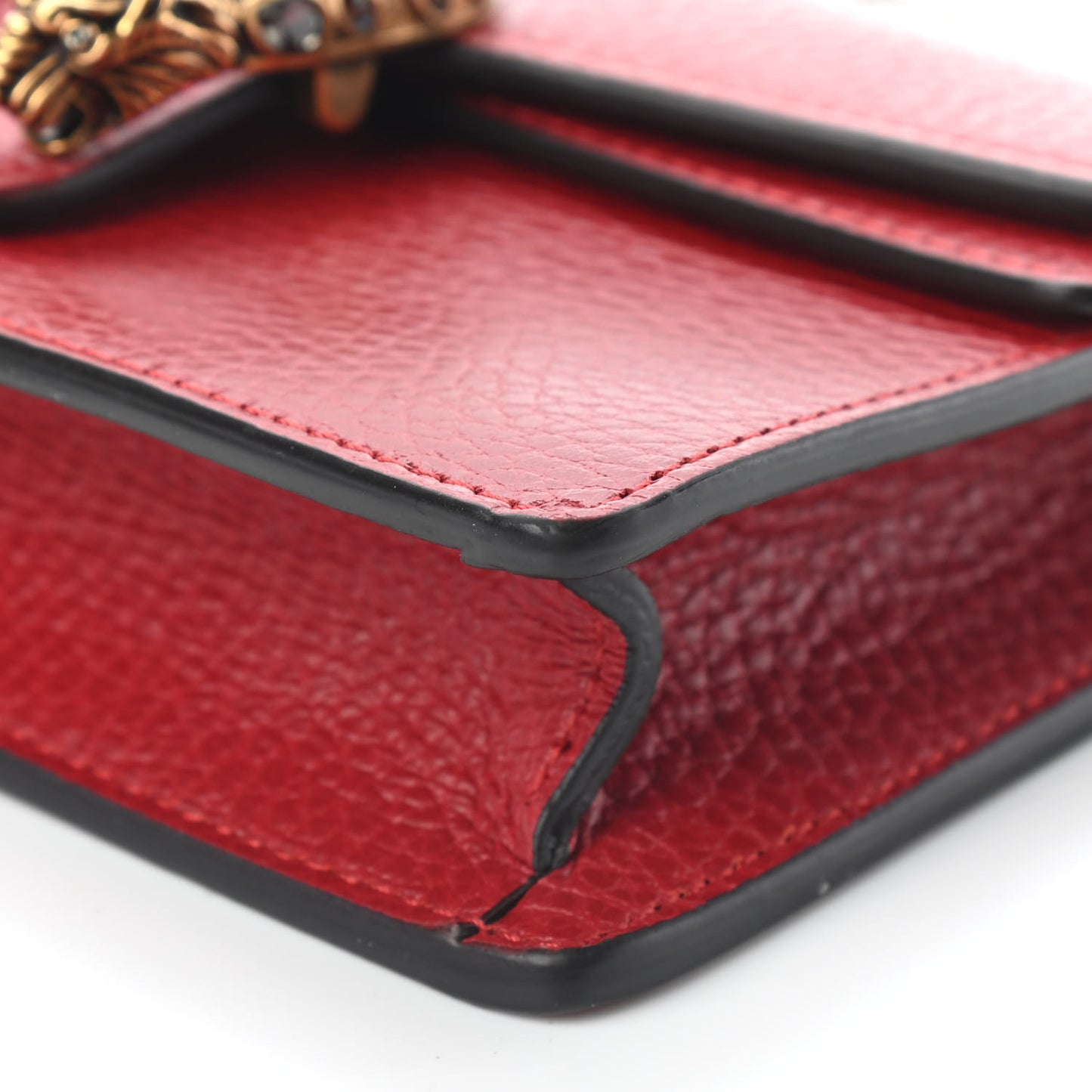 Calfskin Super Mini Dionysus Shoulder Bag Hibiscus Red