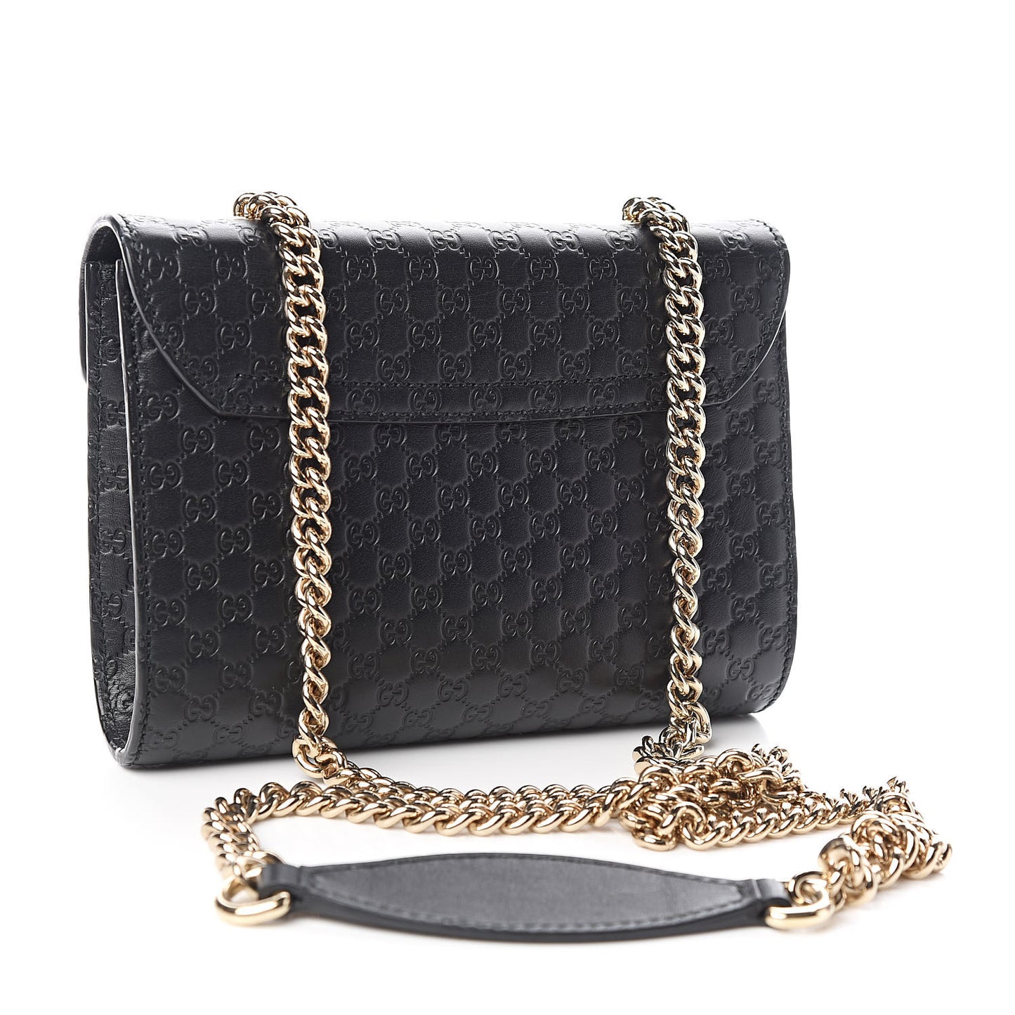 Microguccissima Mini Emily Shoulder Bag Black