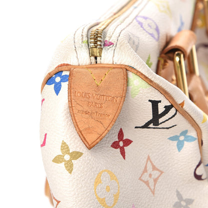 Louis Vuitton Monogram Multicolor Speedy 30 White 6 of 10