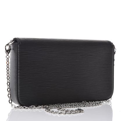 Louis Vuitton Epi Pochette Felicie Black 3 of 12
