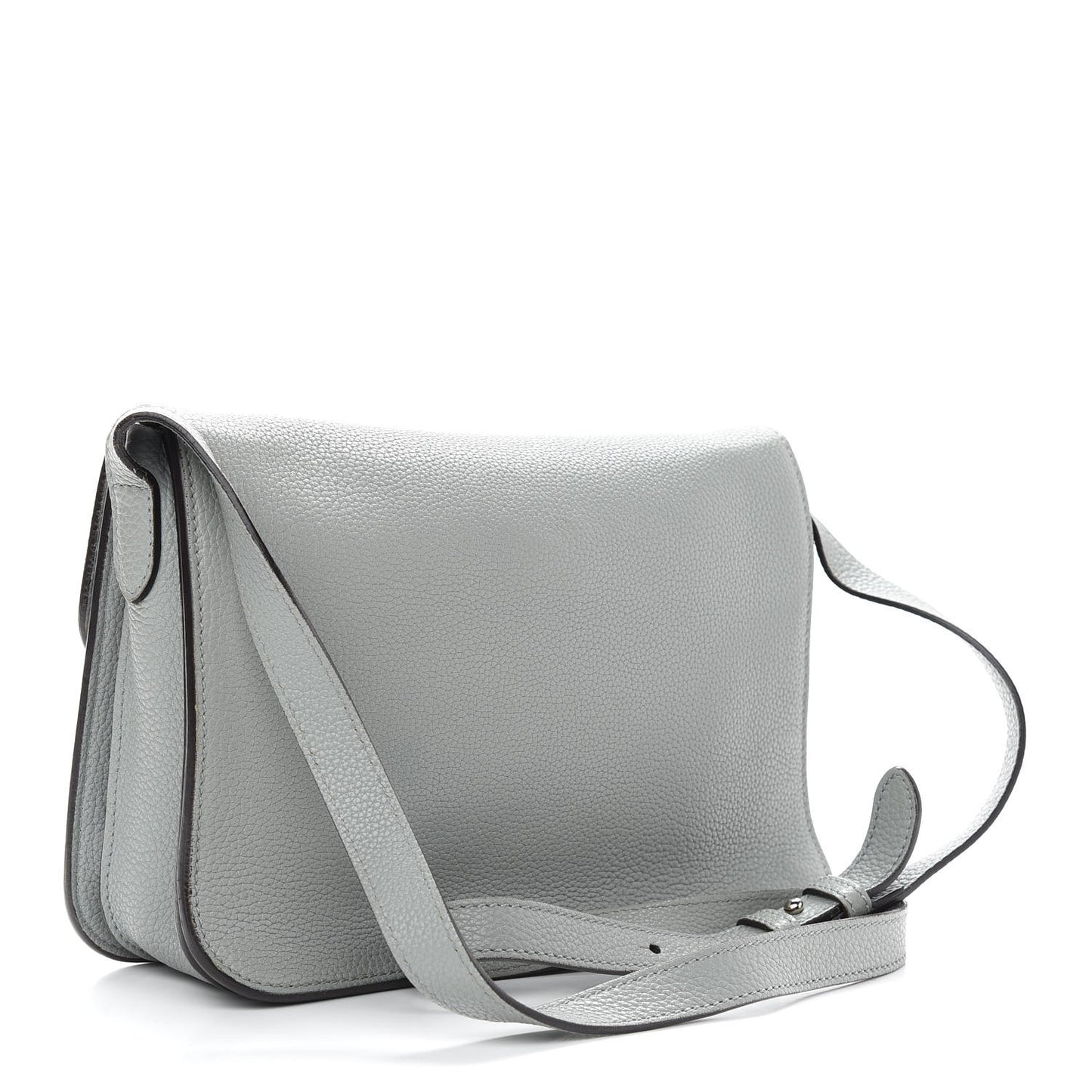 Soft Calfskin Small Jackie Shoulder Bag Grey