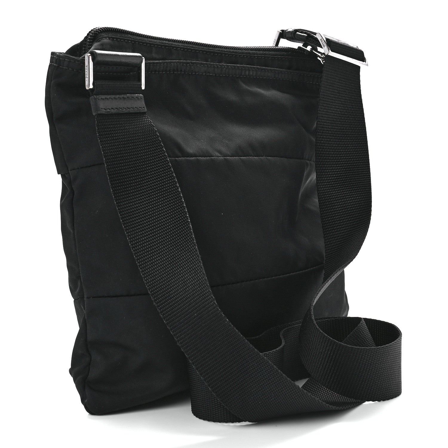 Prada Tessuto Nylon Vela Messenger Bag Black 2 of 11