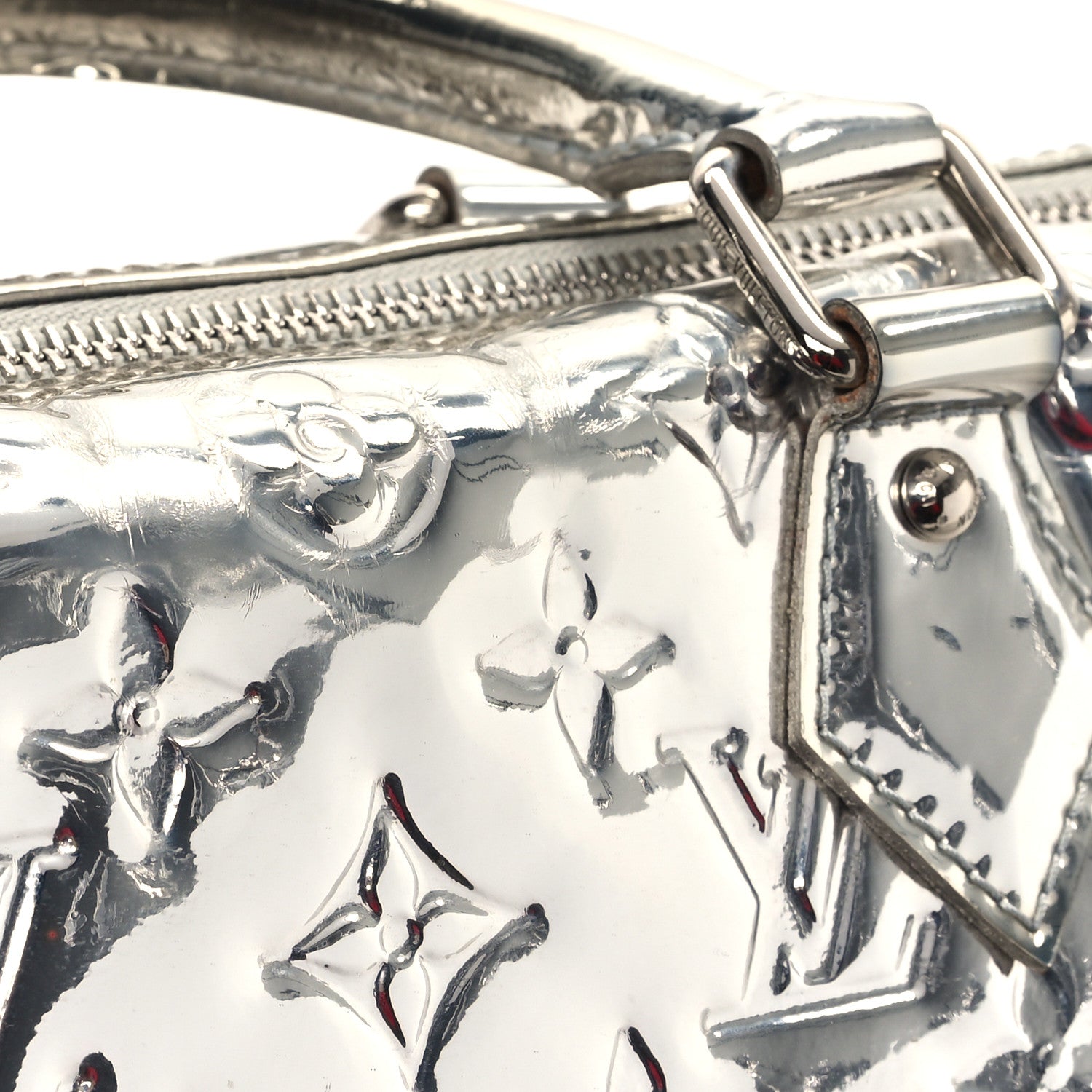 Louis Vuitton Monogram Miroir Speedy 30 Silver 11 of 12
