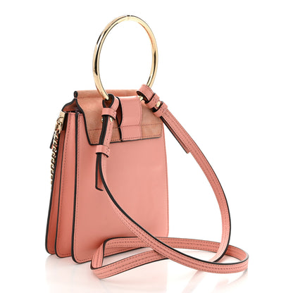 Chloe Suede Calfskin Mini Faye Bracelet Bag Ideal Blush 3 of 10