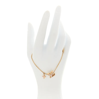 Louis Vuitton Metal Enamel LV Iconic Bracelet Gold Light Pink 2 of 5