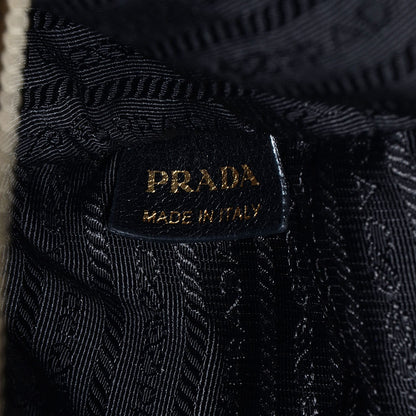 Prada Cervo Antik Shopping Satchel Black 11 of 11
