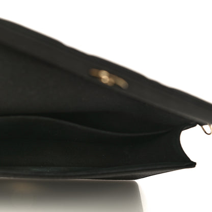 Christian Dior Satin Cannage Lady Dior Clutch Black 5 of 13