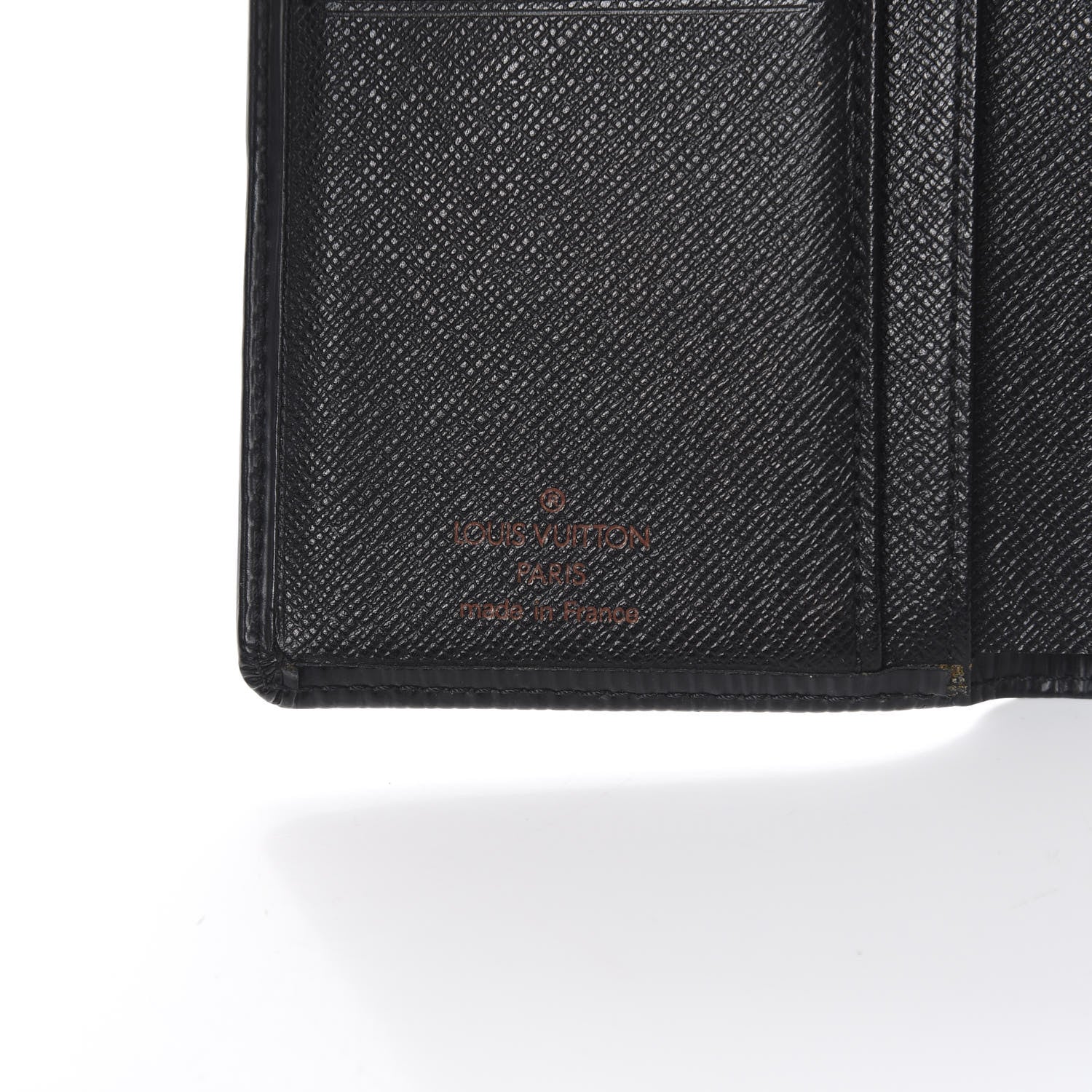 Louis Vuitton Epi French Purse Wallet Black 6 of 8