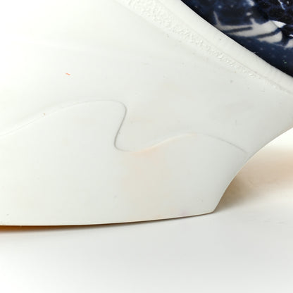 Christian Dior Technical Fabric Tie & Dior Print Womens D-Connect Sneakers 37.5 Denim 11 of 12