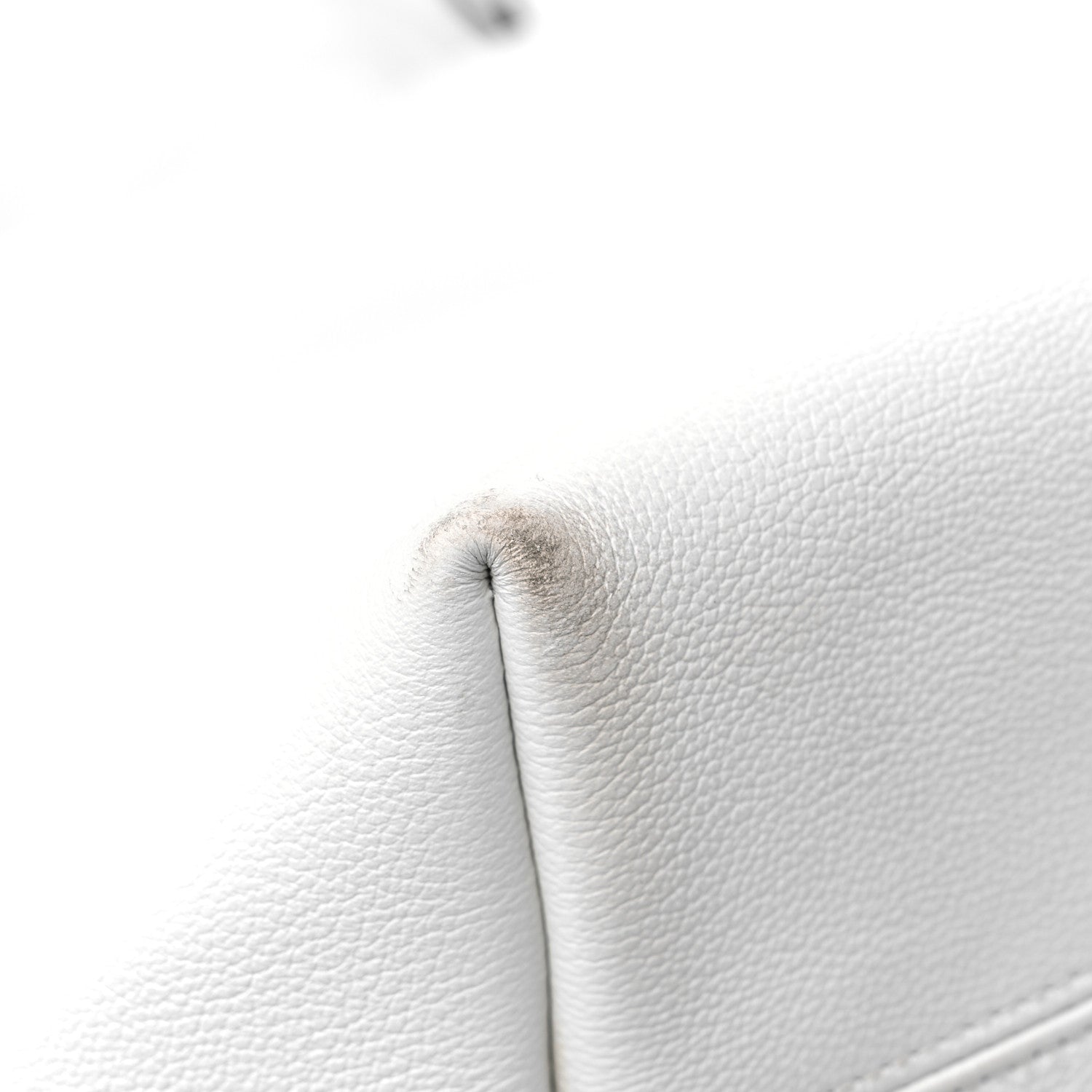 Christian Dior Calfskin Perforated Cannage Dioriva Tote White 10 of 14
