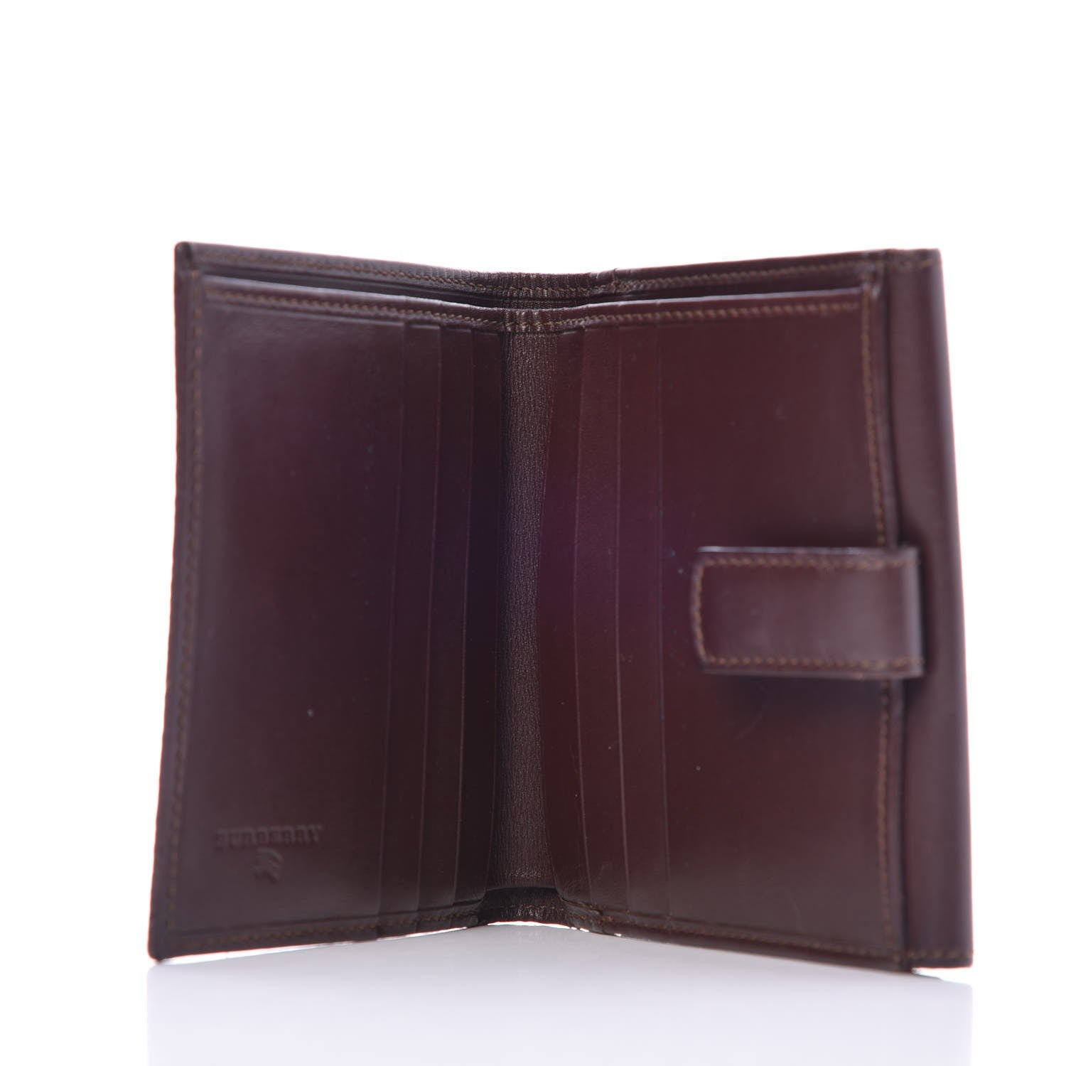 Burberry Nova Check Compact Wallet Black 5 of 7