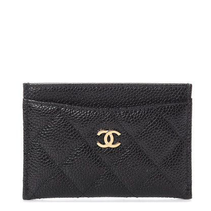 Chanel Caviar Quilted Card Holder Black 1 of 7