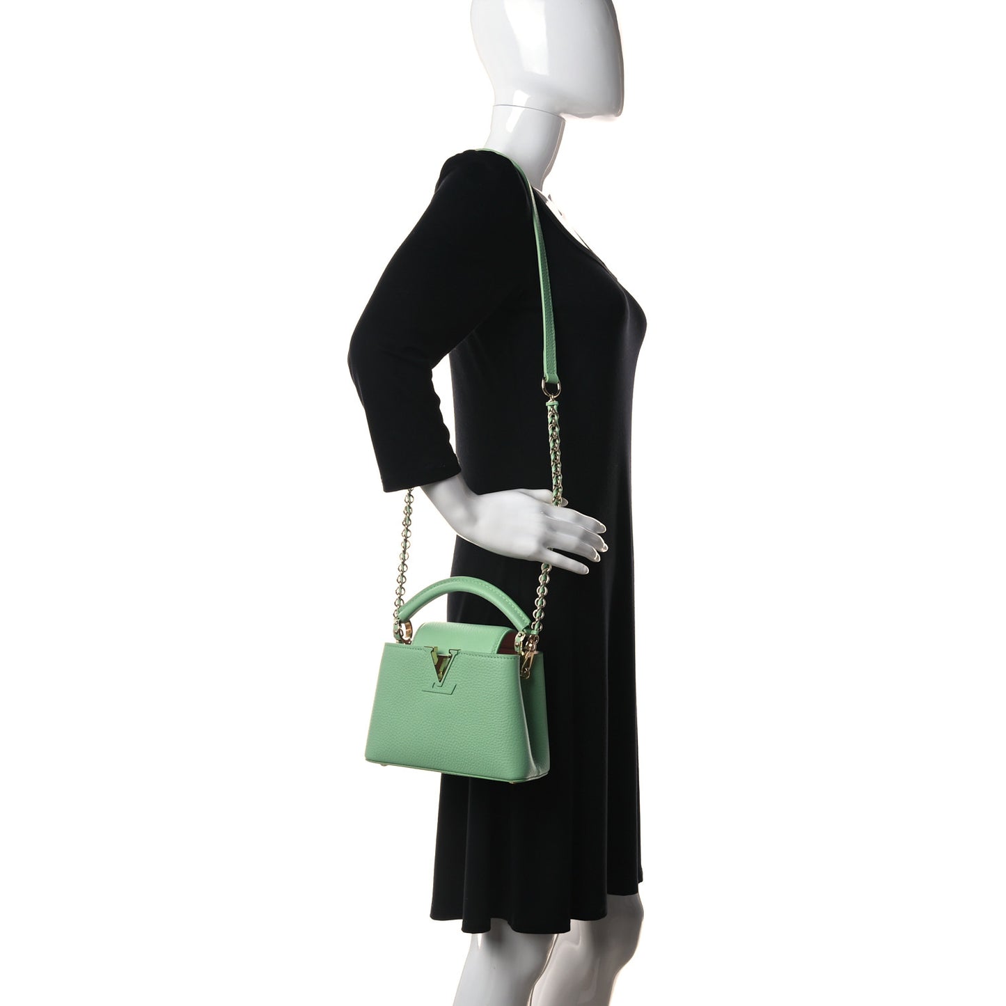 Taurillon Mini Capucines Vert Pomme