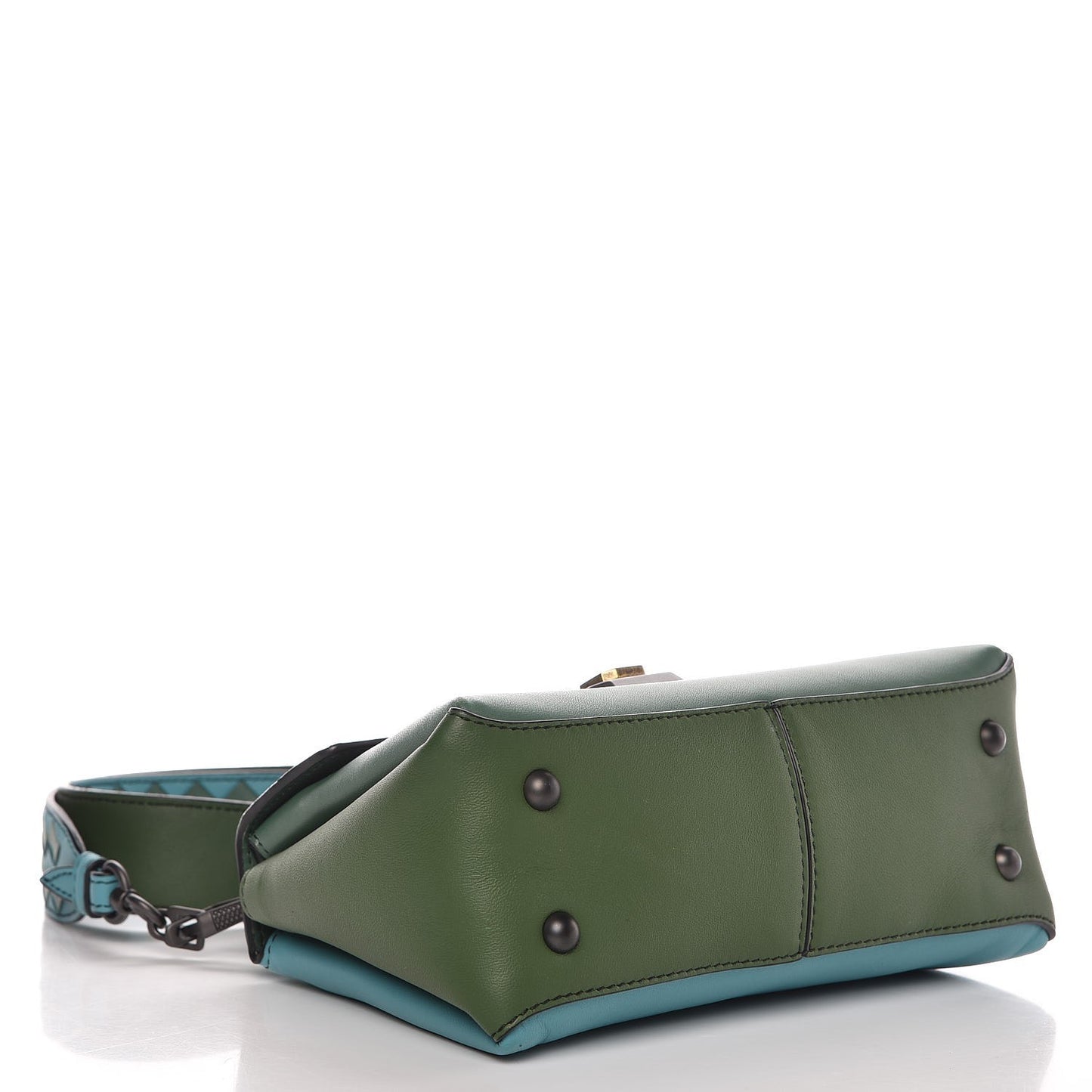 Nappa Multicolor Piazza Bag Thyme Aqua Ivy Black