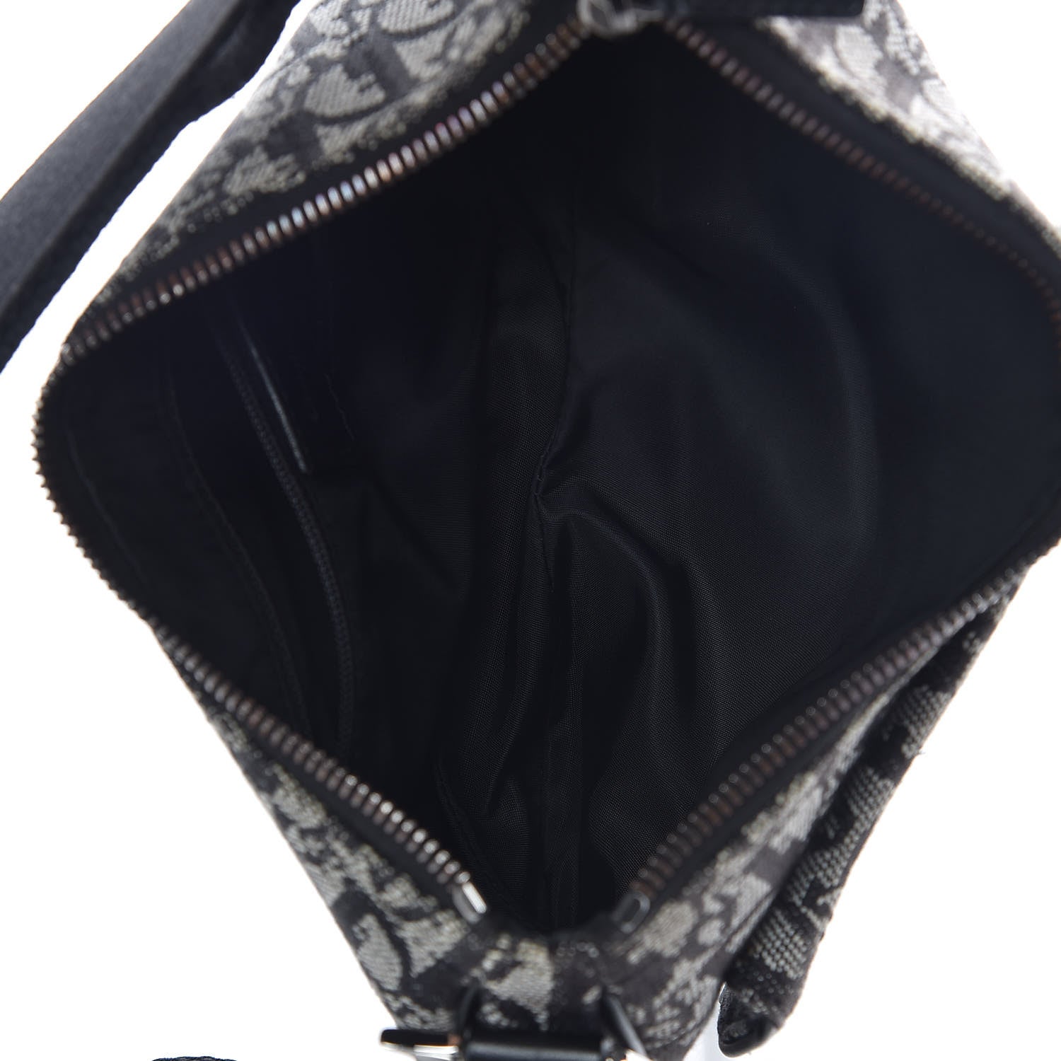Christian Dior Monogram Double Saddle Bag Black 5 of 9