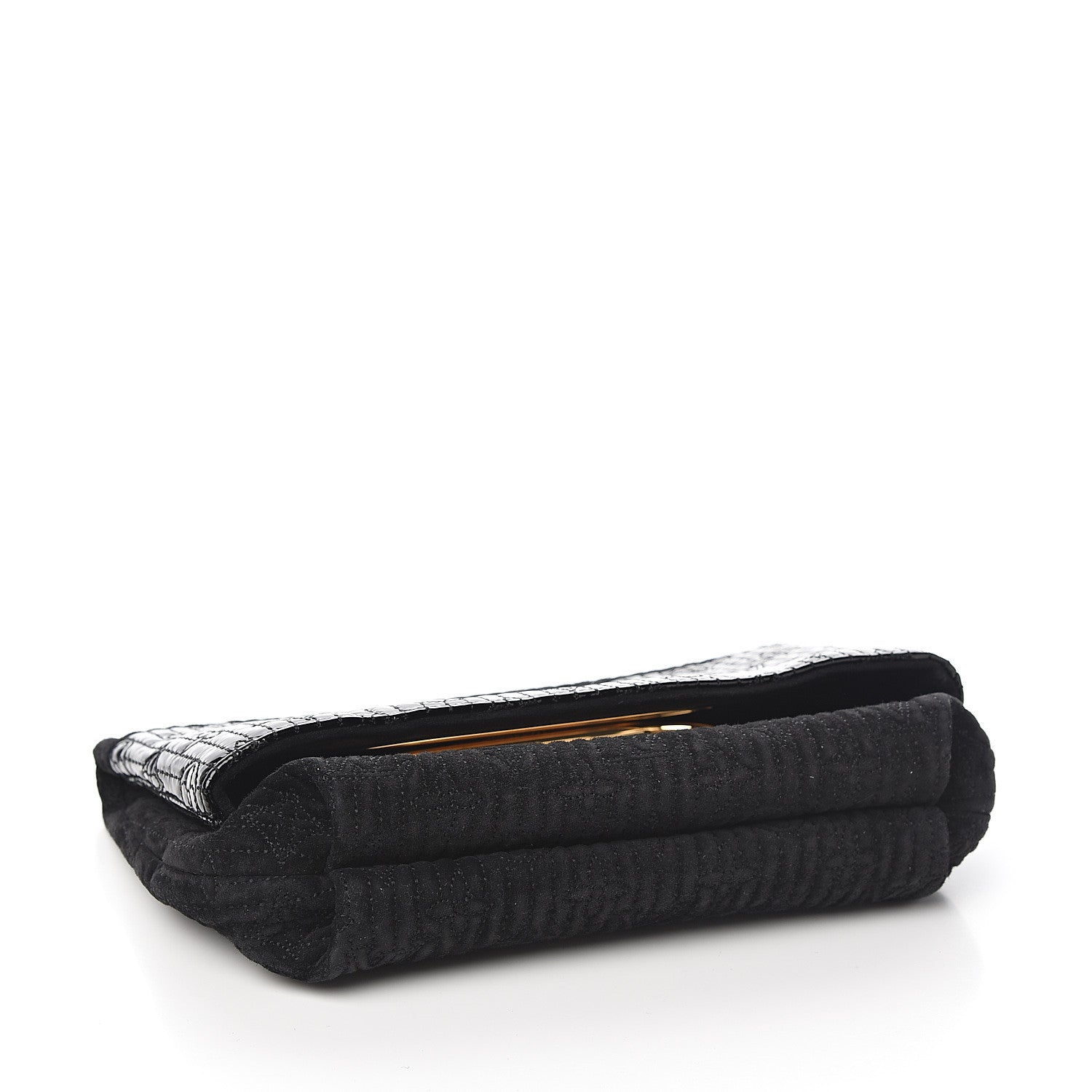 Louis Vuitton Suede Monogram Motard Afterdark Clutch Black 3 of 6