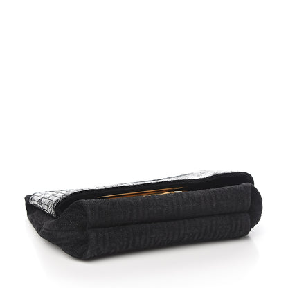 Louis Vuitton Suede Monogram Motard Afterdark Clutch Black 3 of 6