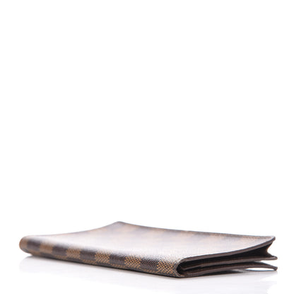 Louis Vuitton Damier Ebene Porte-Cartes Credit Yen Checkbook Wallet 4 of 13