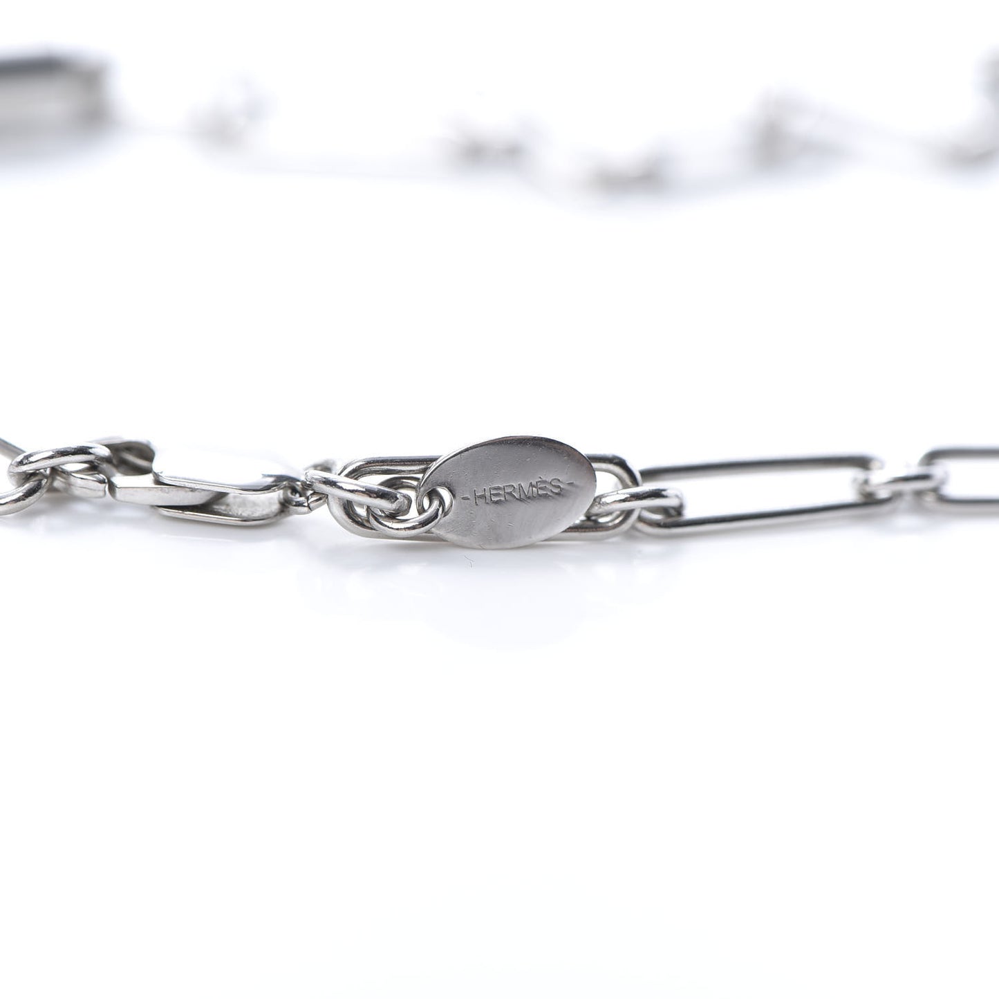 Palladium Permabrass Curiosite Charm Pendant Necklace