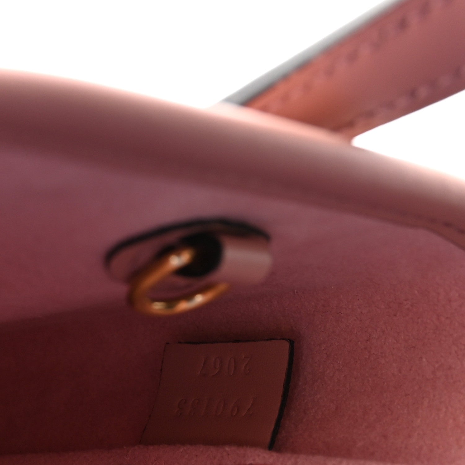 Gucci Gilbert Calfskin Jumbo GG Embossed Mini Tote Bag  Dusty Carmine 7 of 11