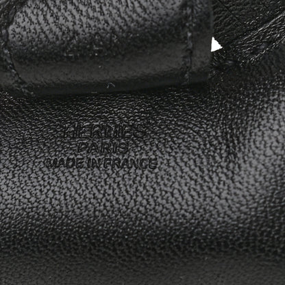 Hermes Milo Lambskin Grigri Rodeo Horse Bag Charm PM So Black 3 of 3