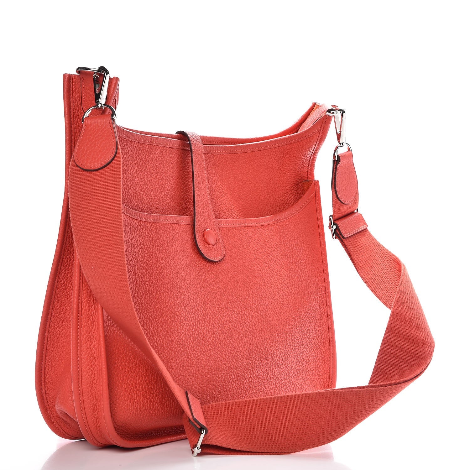 Hermes Togo Evelyne III GM Rouge Pivoine 3 of 8