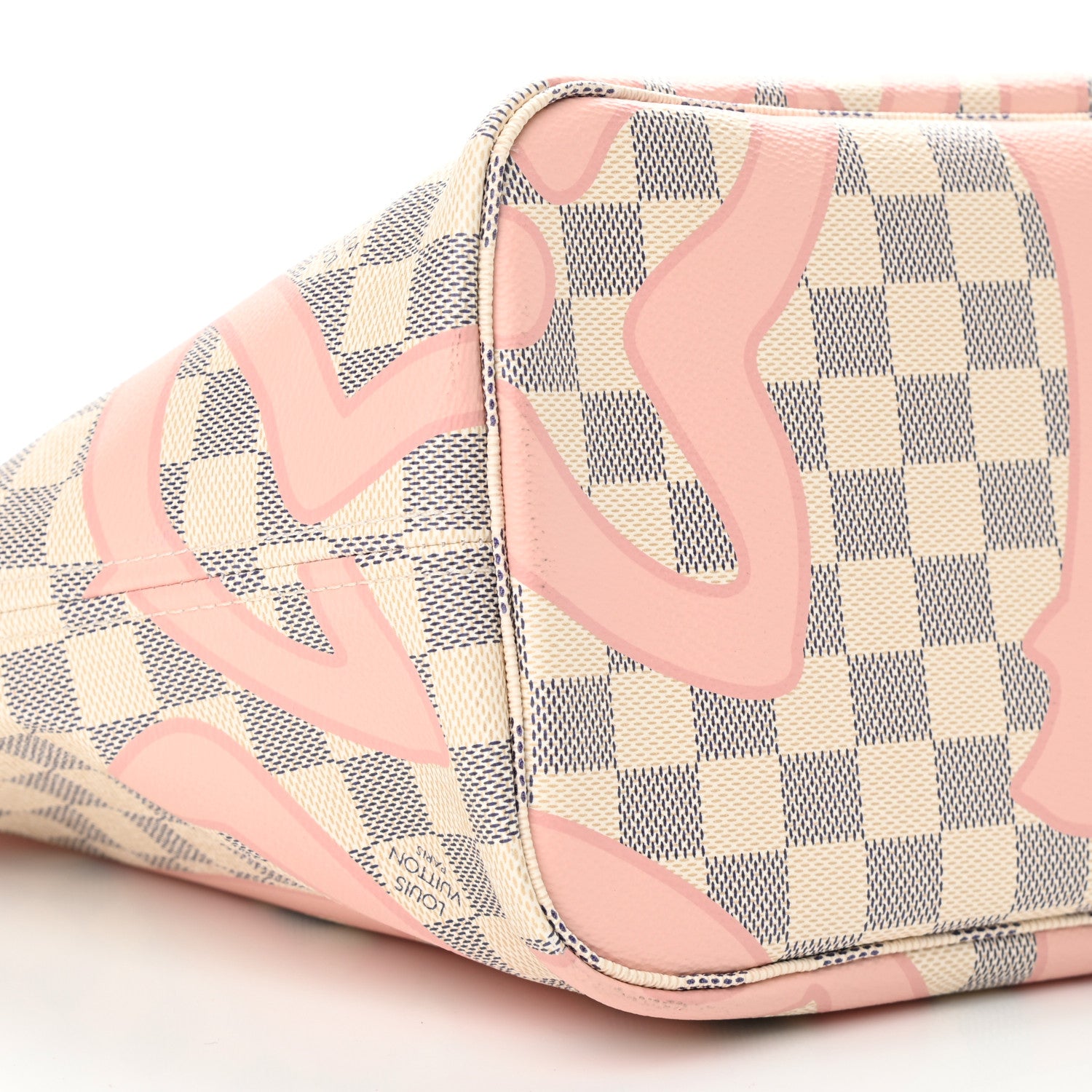 Louis Vuitton Damier Azur Tahitienne Neverfull MM 8 of 9